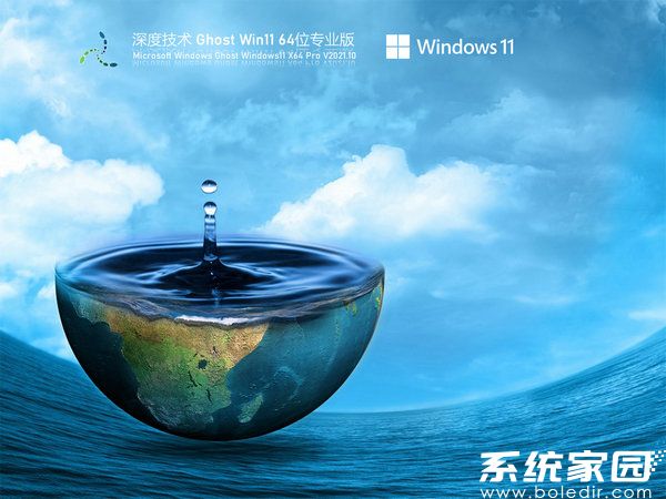 深度技术windows11珍藏装机版 v2021.11