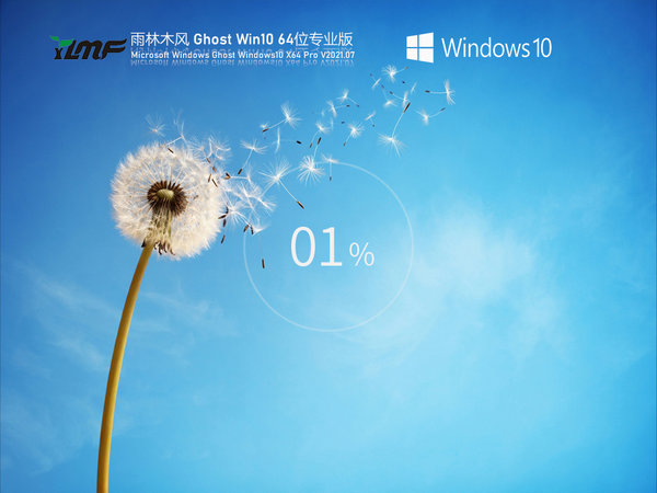 雨林木风windows10 64位精简纯净版 v2021.12