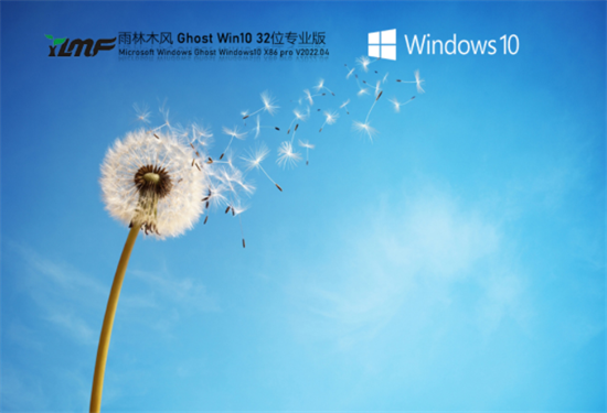 雨林木风windows10精简版镜像32位 v2022.6
